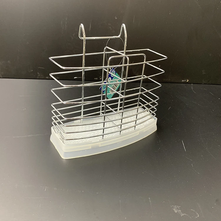 

Kitchen metal wire hanging basket spoon fork knife chopstick holder