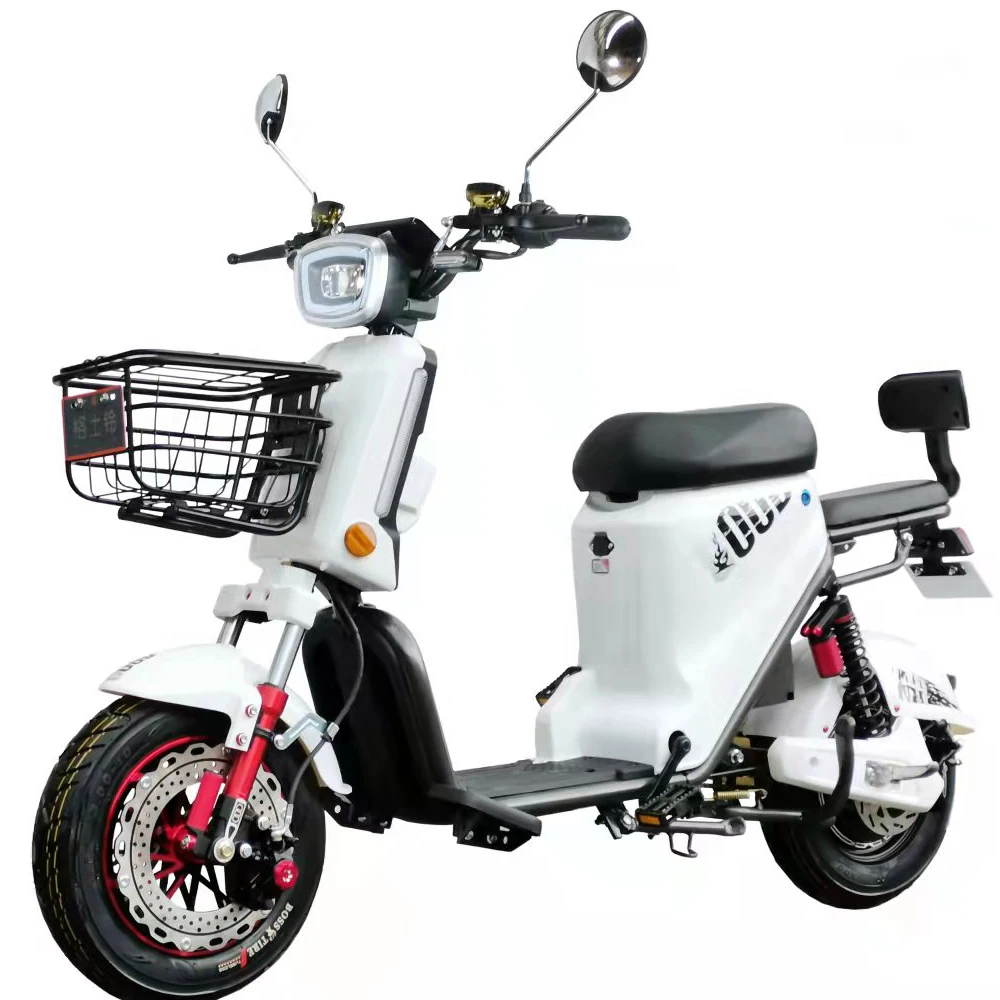 

GSL Adult Fat Tire 2 Wheel Cargo Electric Bike For Delivery, Black, red, gradient blue, grey, white or customized