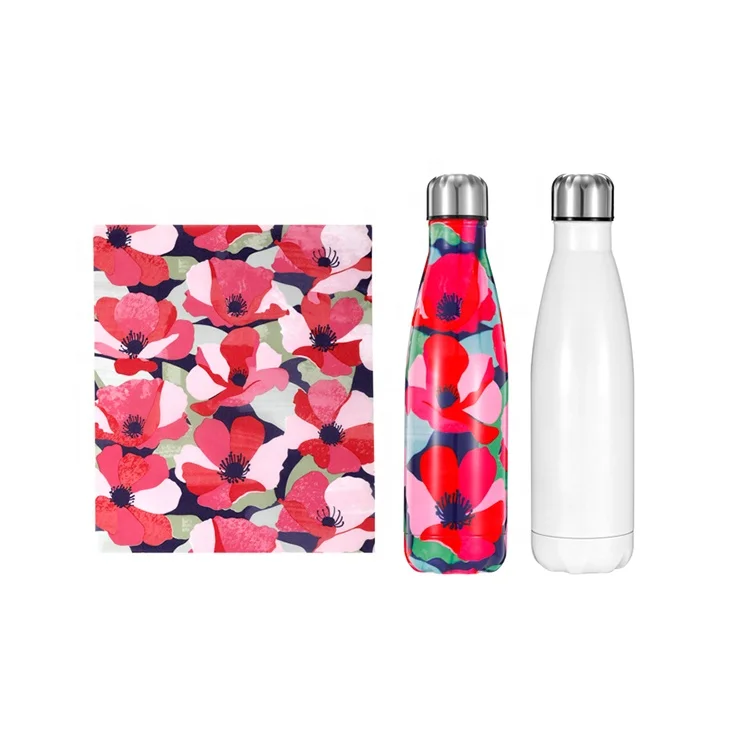 

Everich sports blank drink cola bottles blank diy printing with oven sublimation stainless steel water bottles wholesale, Customized color