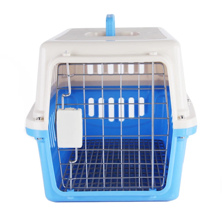 

Pet Travel & Outdoors Pet Carrier Bag Cat Dog Plastic House Pet Cages Carriers, Customized color