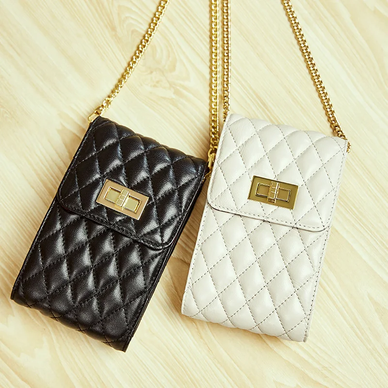 

2019 Water Resistant Mobile Genuine Pouch Fashion Mobile Phone Shoulder Bag