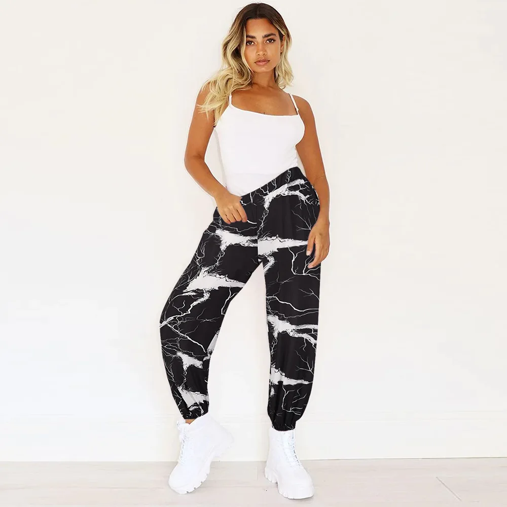 

2021 New Casual Sports Pants Loose Casual Plus Size Long Pants, Picture showed