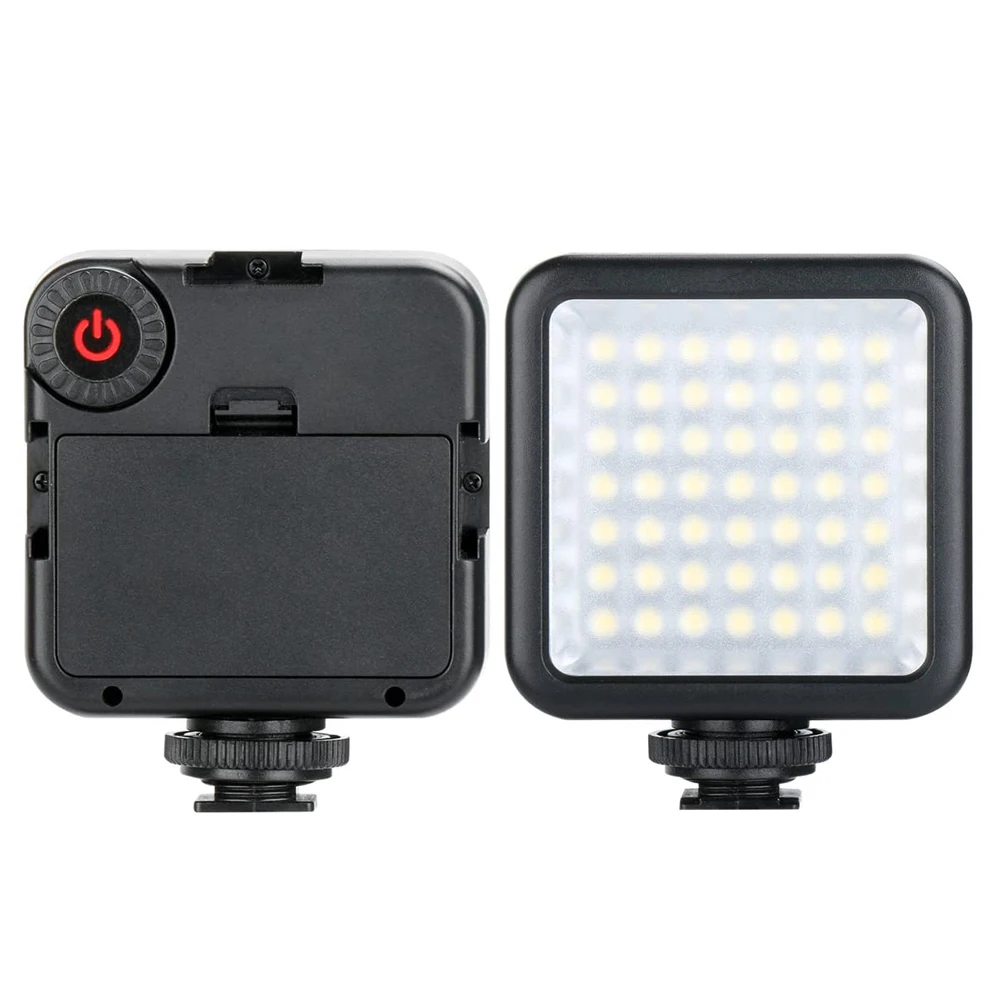 

2AA Battery Mini DSLR Night Photographic Fill Lighting 1/4 Mounting High Power Panel 49 LED Video Light for Smartphone Camera