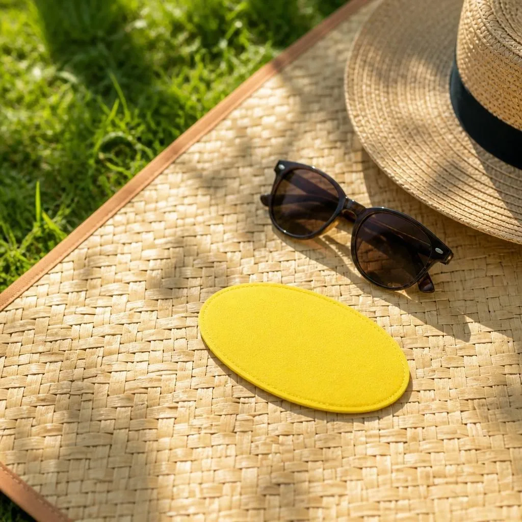 Felt glasses pouch outdoor lifestyle
