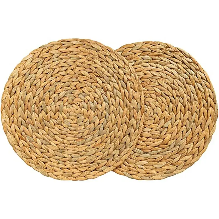 

Natural Bohemian Dining Table Mat Round Woven Placemat