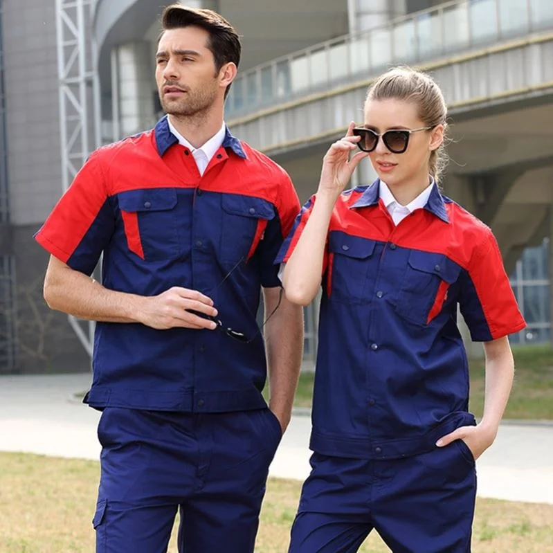 
Labor Workwear Clothes Man and Woman Overalls Work Uniform Car Workshop Labor Suit Cotton Mechanical Suits custom 