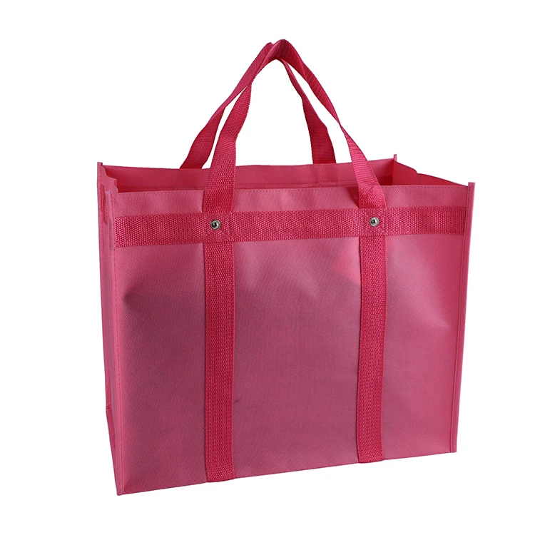 

Promotional Custom Printed Recycled Eco Grocery Handbag Non Woven Sewing Tote Bag, Customized