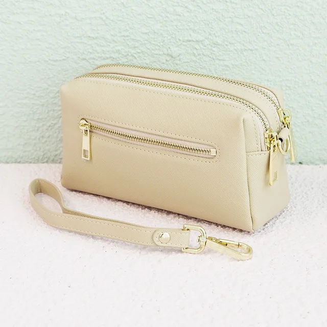 

Eco-friendly PU vegan leather cosmetic bag make up bag for women, Customized