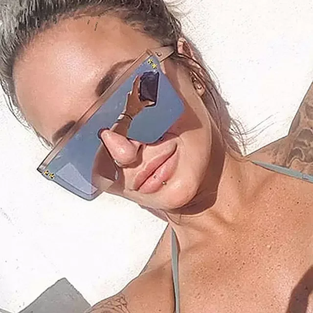 

Big Square Glasses Fashion Shades Oversized Women Sunglasses