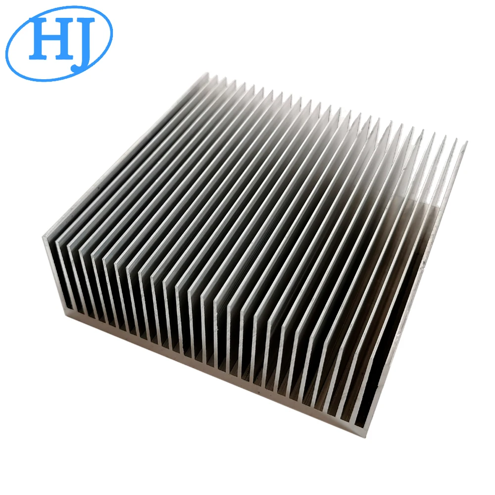 

High dense fins heatsink extrusion Square heatsink for led light 100(W)*36(H)*100(L)mm