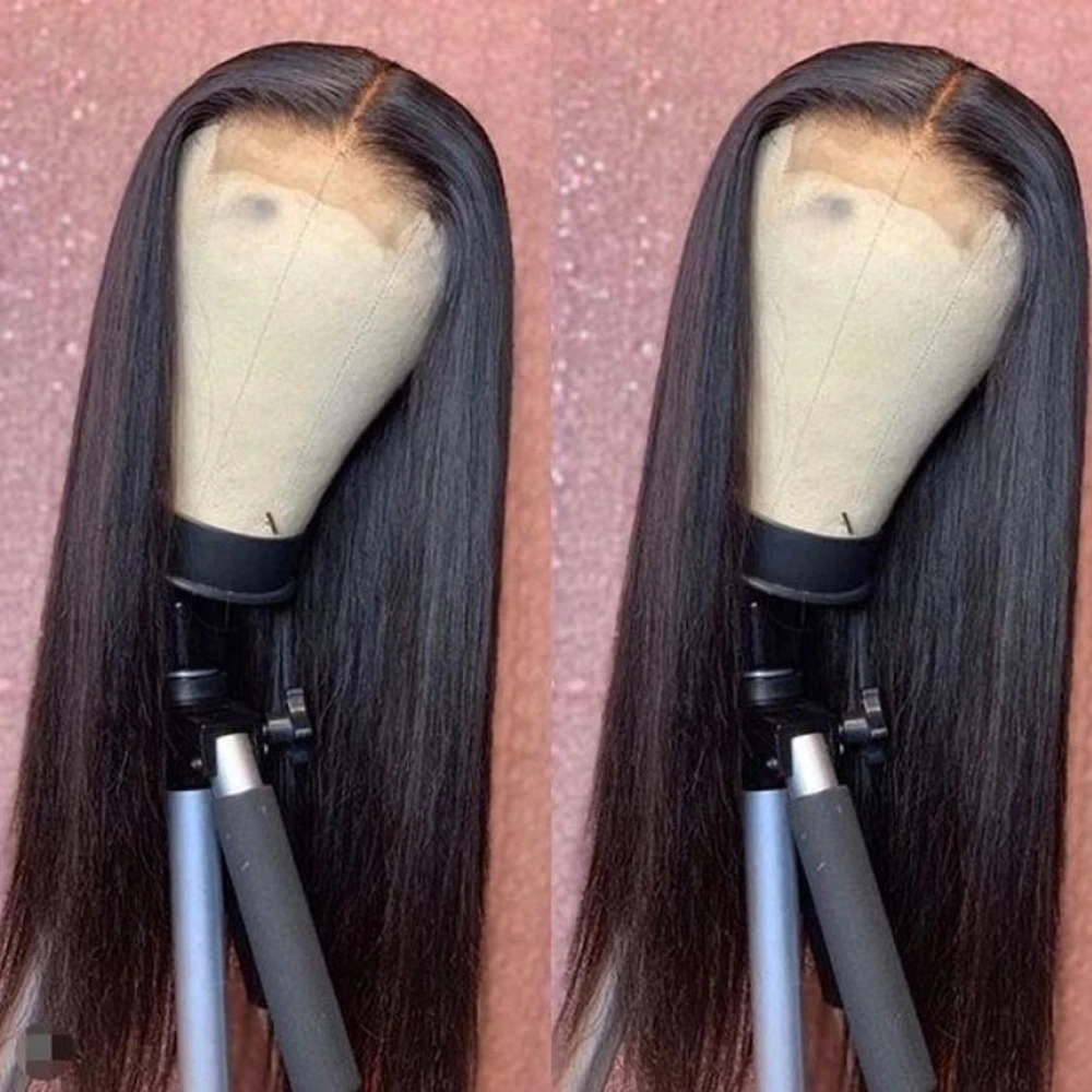 

Hayo 150% Top Grade Remy peruvian 8-24inch 13x4x1 swiss virgin Lace Front Human Hair Bone Straight Pre Plucked Wig