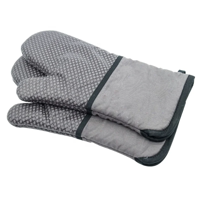 

New product high quality oven mitt and silicone kitchen oven gloves, 3colors