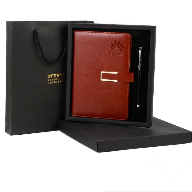 

Custom Luxury Case Sew Bound Notebook Planer With Pen And Cardboard Box Package For Gift Diary Personalized Logo Silver Gold, As per picture or as per requirement