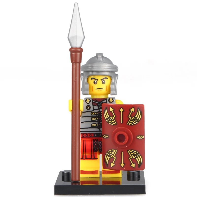 Roman Soldier Series 6 Collectible Mini Figure Set 8827 Compatible Legoe Mini Brick Building
