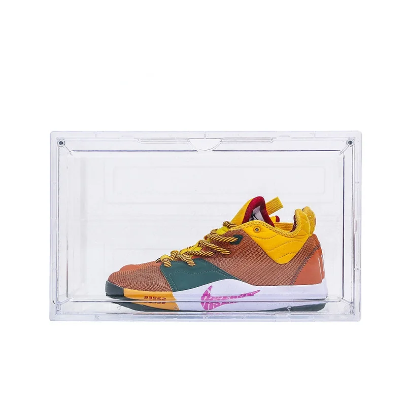 

Wholesale household clear plastic stackable shoe storage box shoe container transparent acrylic sneaker box, Transparennt