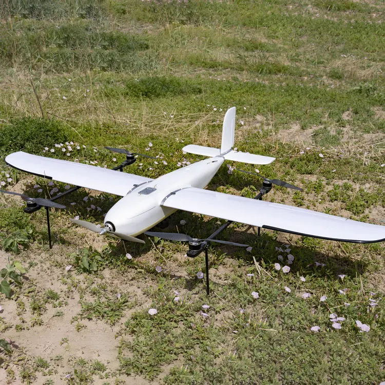 

Foxtech Loong Long Range Fixed Wing UAV VTOL Police Patrol Drone with UAV Zoom Camera