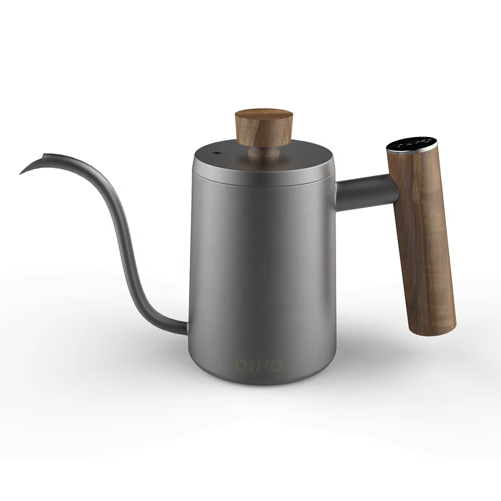 

DHPO 600ml gooseneck water kettle stainless steel barista milk jugs, Pantone color