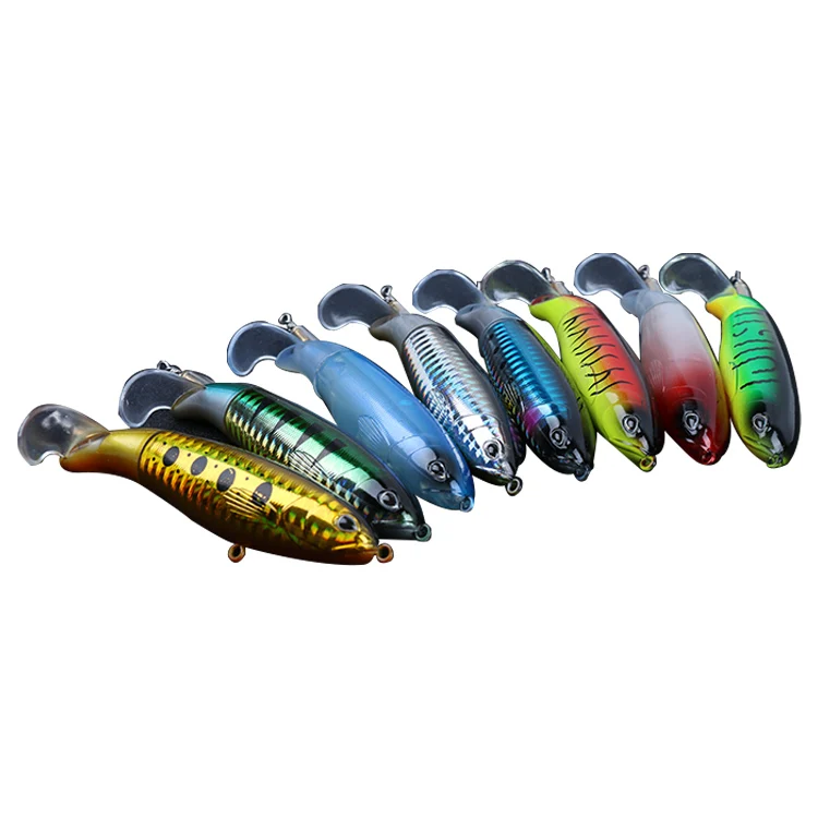 

body popper bass bait eyes 3d fish hard oem salt waters sea for sale popper fishing lure