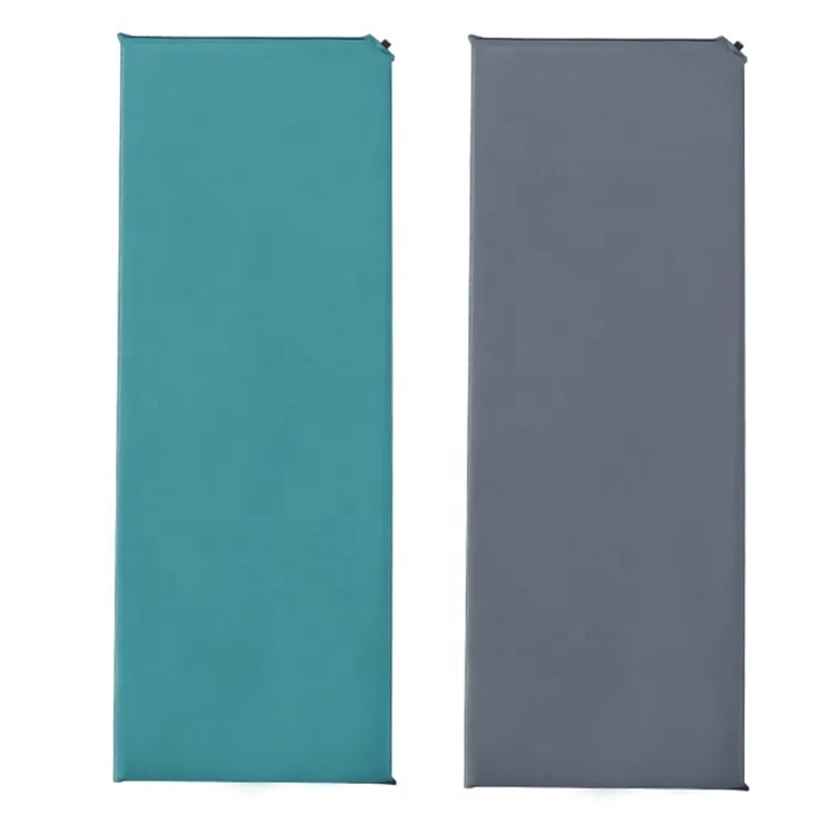 

Newest Sponge Outdoor Portable Insulated Backpacking Self-Inflating Ultralight Sale Of Air Sleeping Pad, Gray, lake green
