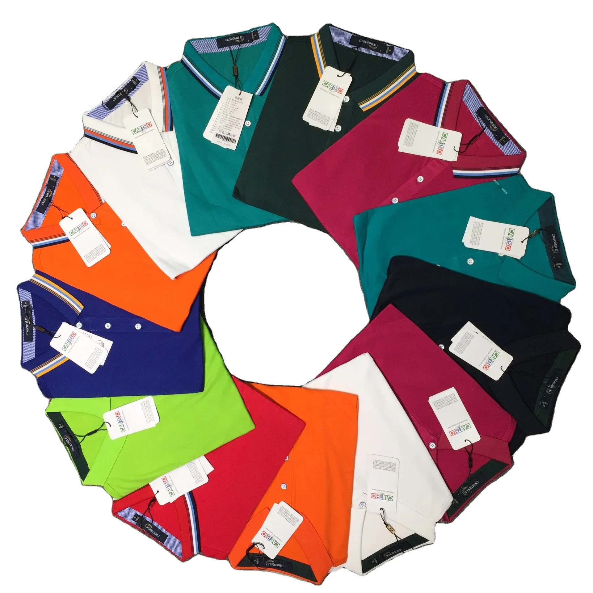 

Middle-aged and elderly dads wear short-sleeved t-shirts and men's POLO shirts with lapels