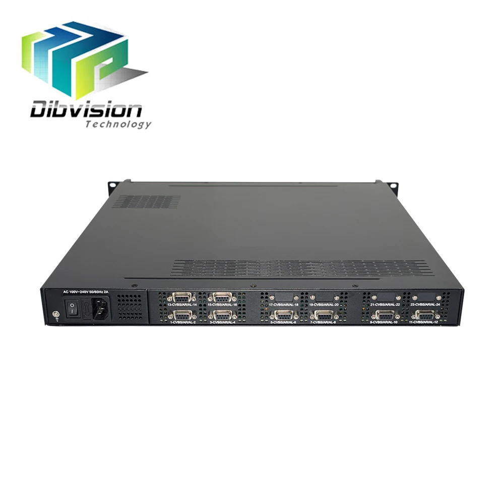 

24 channels mpeg2 encoder convert analog video to ip for digital tv DVB-C/T/T2/ATSC/ISDB-T system