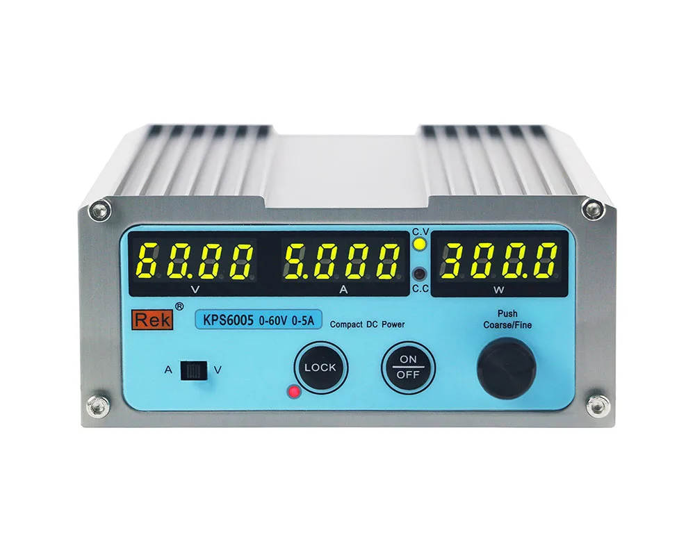 

Rek KPS6005 60V 5A Variable Adjustable DC Switching Power Supply with 3 Sets 4 Digital Display for Aging Test