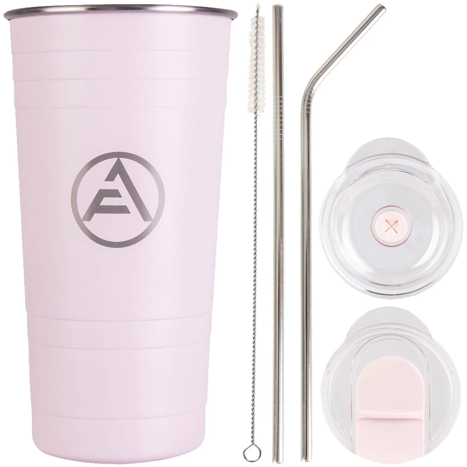

Stock In USA: 16oz Sippy Cup Double Wall Stainless Steel Tumbler coffee mug with lid and straw