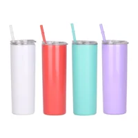 

Wholesale 20oz double layer insulated stainless steel skinny tumbler christmas sublimation blank