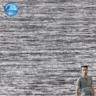 TC スパンデックススペース染め粗いニットシングルジャージー生地ポリエステル綿スパンデックススペース染め粗いニットシングルジャージー生地