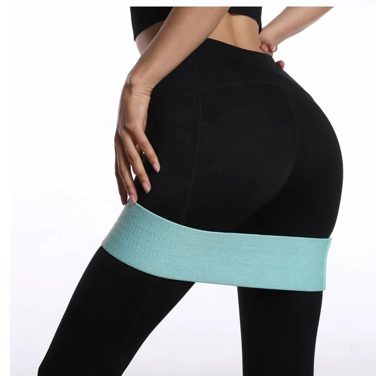 

Custom Logo Printed Yoga Gym Exercise Hair Fitness For Legs Elastic Band, Customized