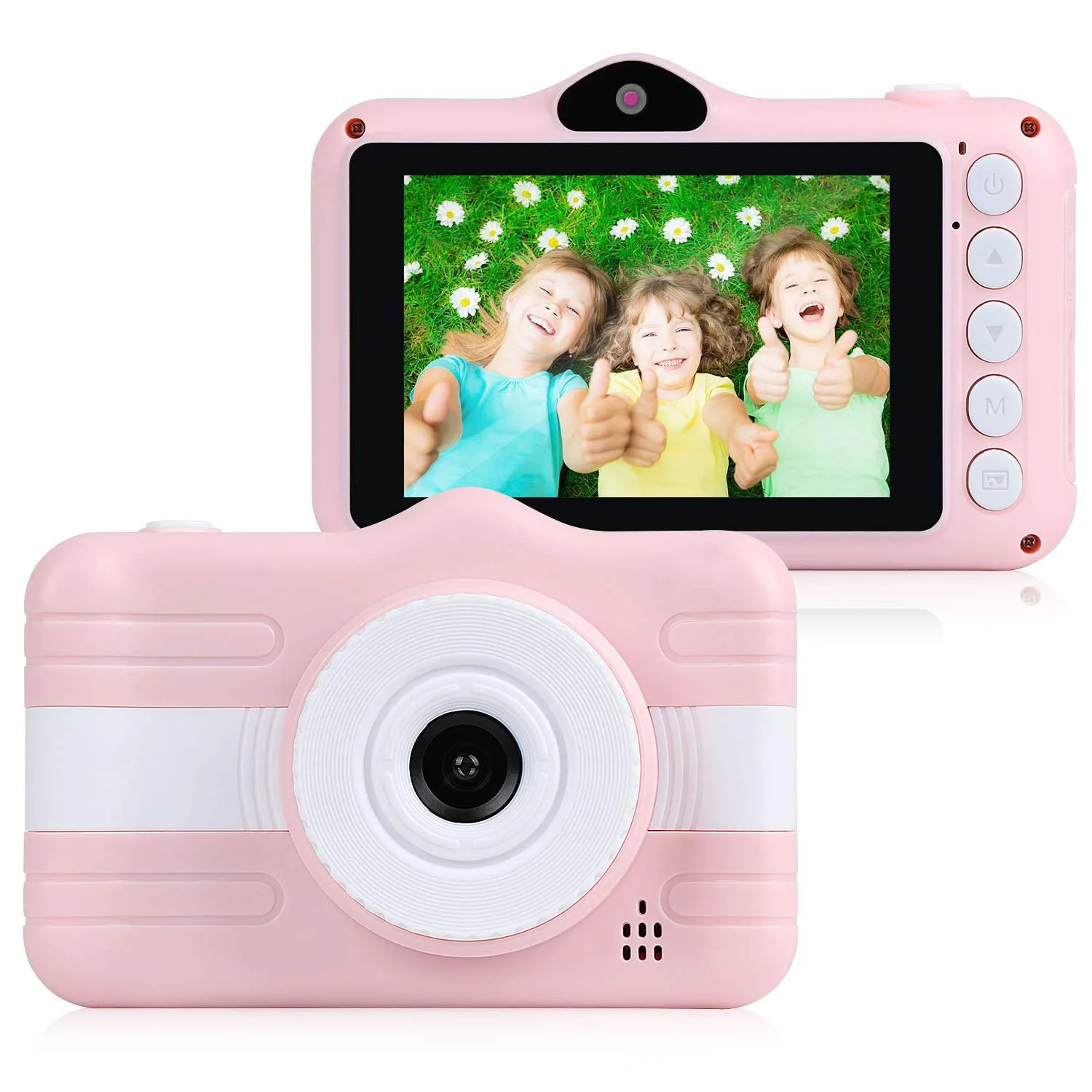 

2019 New Launched 3.5 inch Screen Dual Lens Child's Gift Children Camera Kids Digital Video Camera Toy