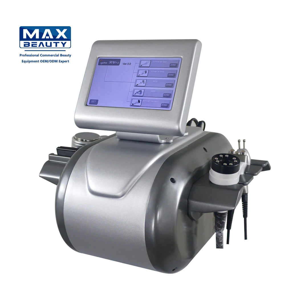 

5 In 1 40k Ultrasound Cavitation Fat Loss Machine 80k Ultrasonic RF Vacuum Cavitation System Slimming Machine