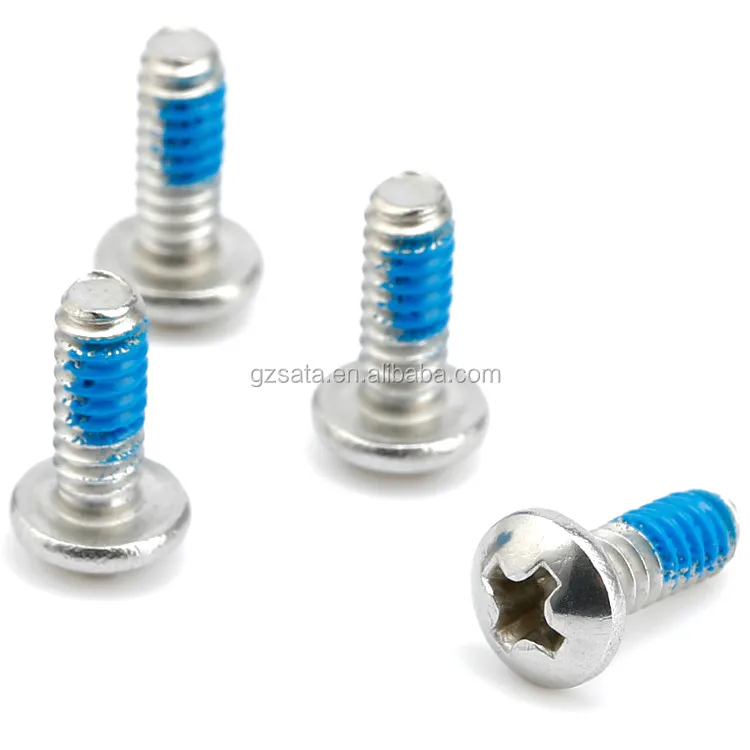 
Carbon Steel & Stainless Steel Phillips Pan Head Machine Screws with Nylon Patch 