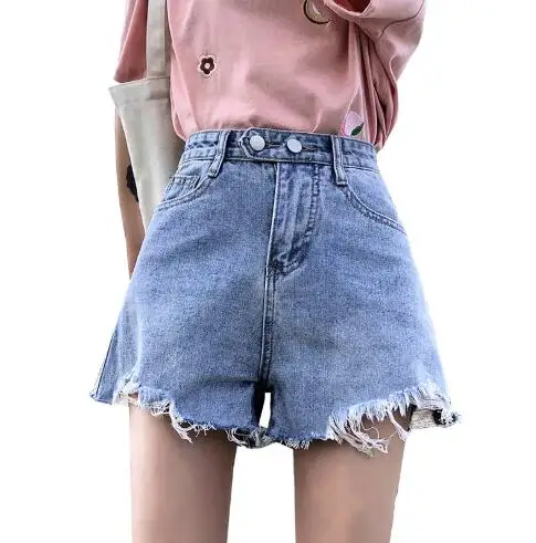 

High quality denim shorts female custom/jeans shorts for sale