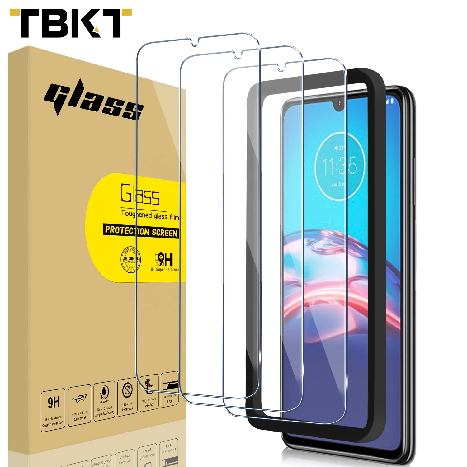 

Anti shock Screen Protector Tempered Glass for MOTO E6i Anti-Scratch