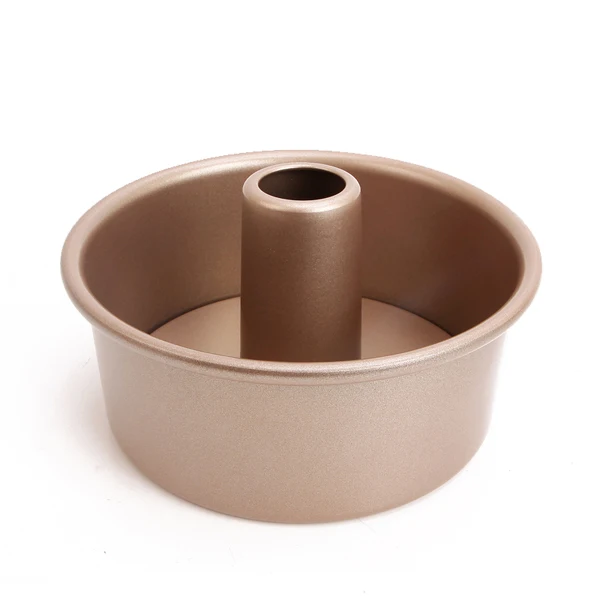 

Classic 6 Inch Multifunctional Mini Round Food Cake Baking Pan, Champagne gold