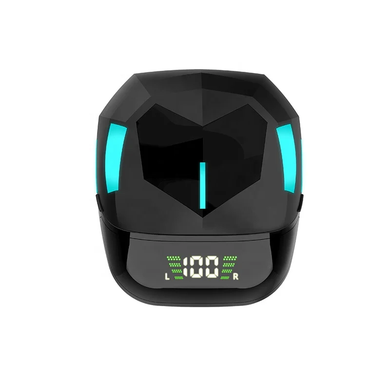 

G7S TWS BT 5.0 Earphone Wireless Gaming Headset 3D Stereo Sound Waterproof Earbuds Headphones With Mic For Gamer, Black