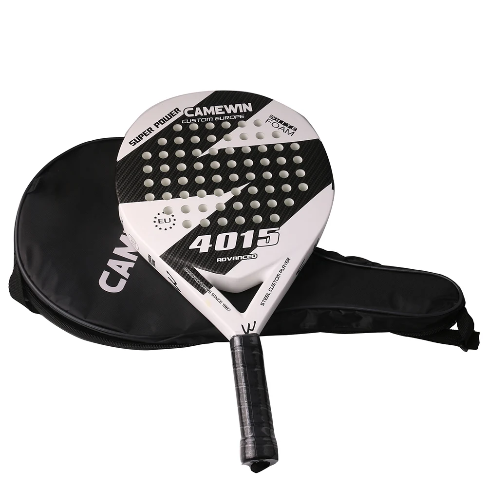 

Beach Tennis Racket Carbon Glass Fiber EVA Memory Foam Core Paddle Racquet(With Ball/Protective Bag Cover)