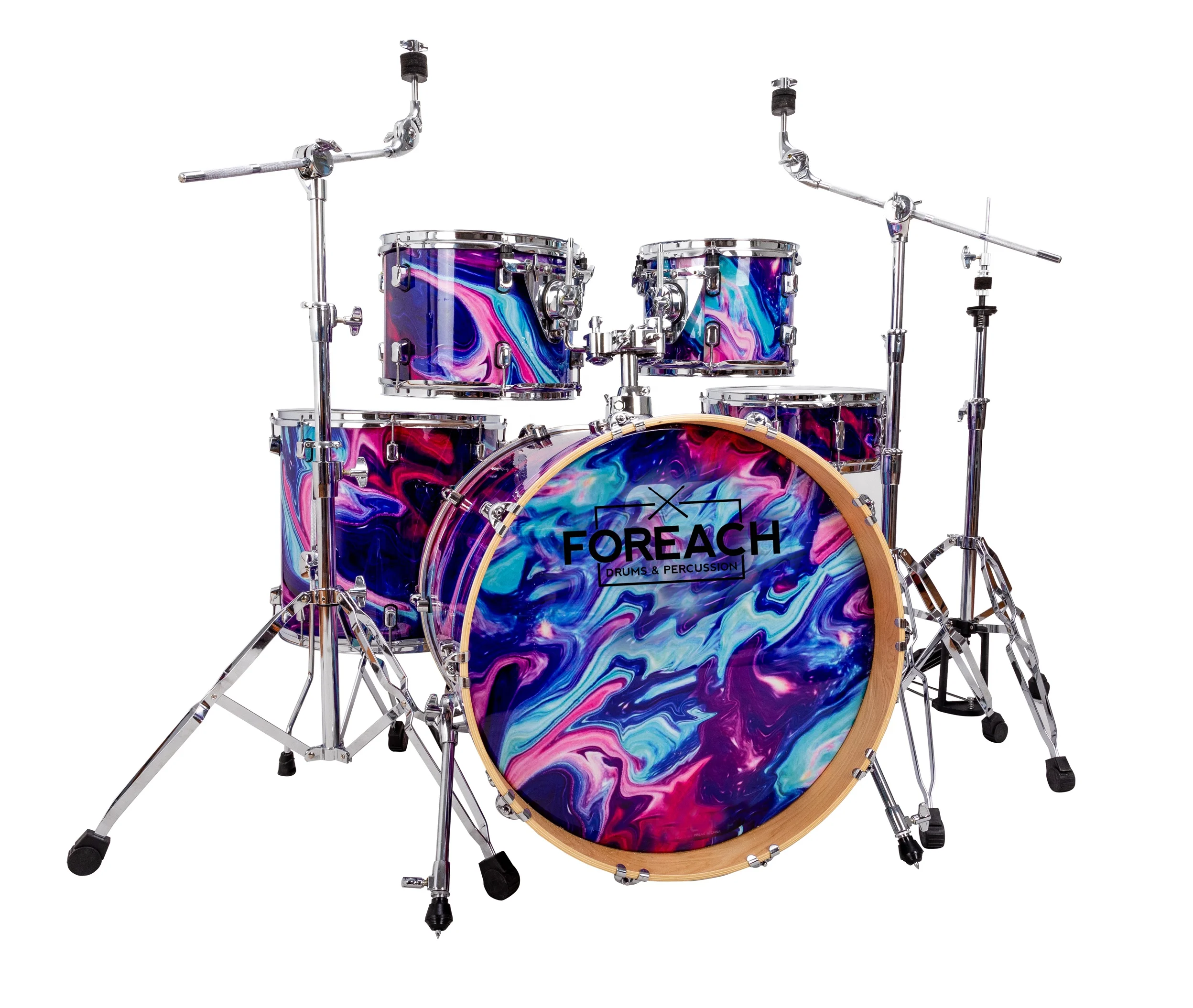 

Custom Design FOREACH Printed PVC Drum Set Drum Kit