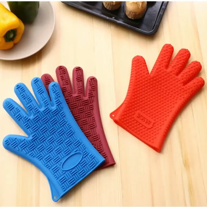 Oven Mitt Silicone Extra Long Thickener Heat Resistant Non Slip Waterproof 最低価格の 4119
