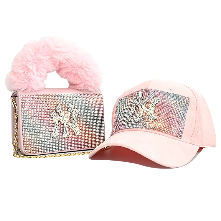 

2021 Luxury Fashion Famous Designer Brands Handbags Matching Ny Fur Bucket Hat And Purses Ny Bag And Hats Set wholesale, Customizable