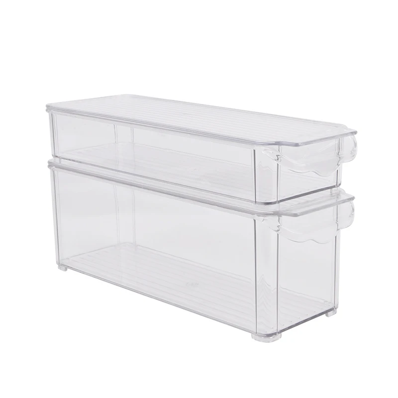 Freezer Bins Refrigerator Stackable Food Storage Containers Drawer