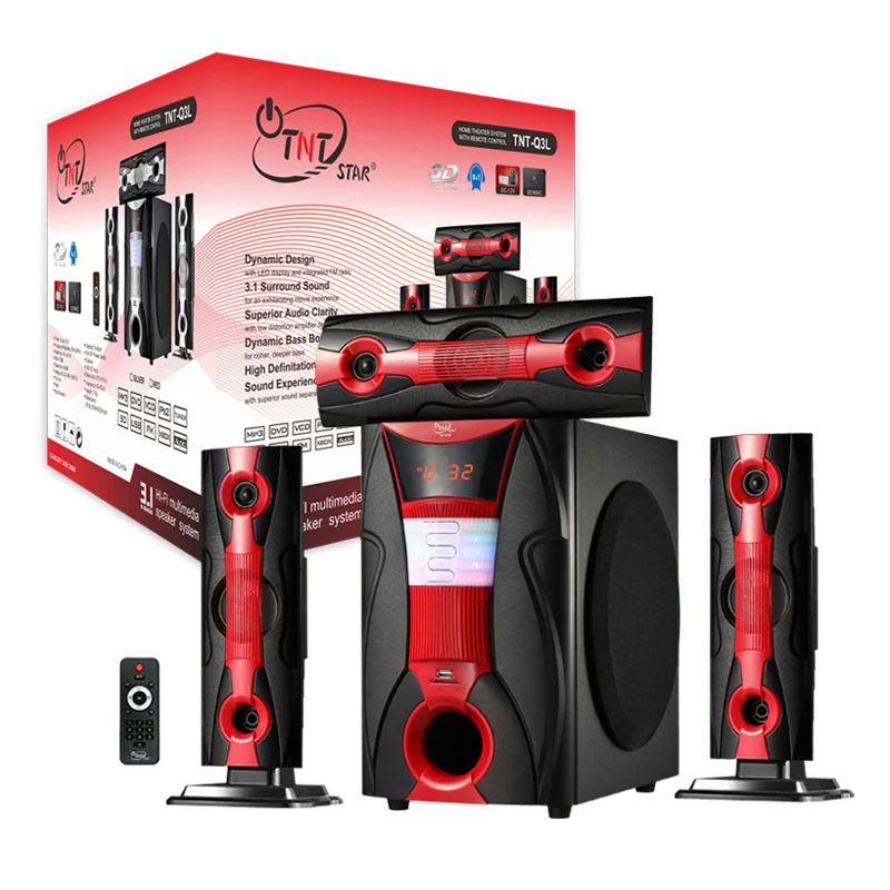

TNT Star TNTQ3L Speaker 3.1 multimedia computer speaker for home theater system