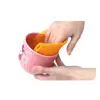 Dish Washing Net Cloths Rapid Dry Scourer Inodore Mesh Washing Cloths Kitchen Cleaning Cloths - Yellow+Pink