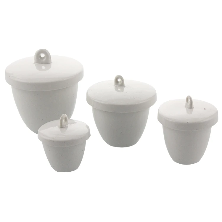 
High temperature alumina combustion ceramic crucible 