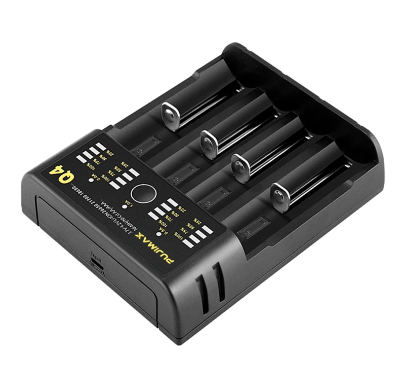 

Free shipping 18650 Lithium Battery Type portable charger, Black