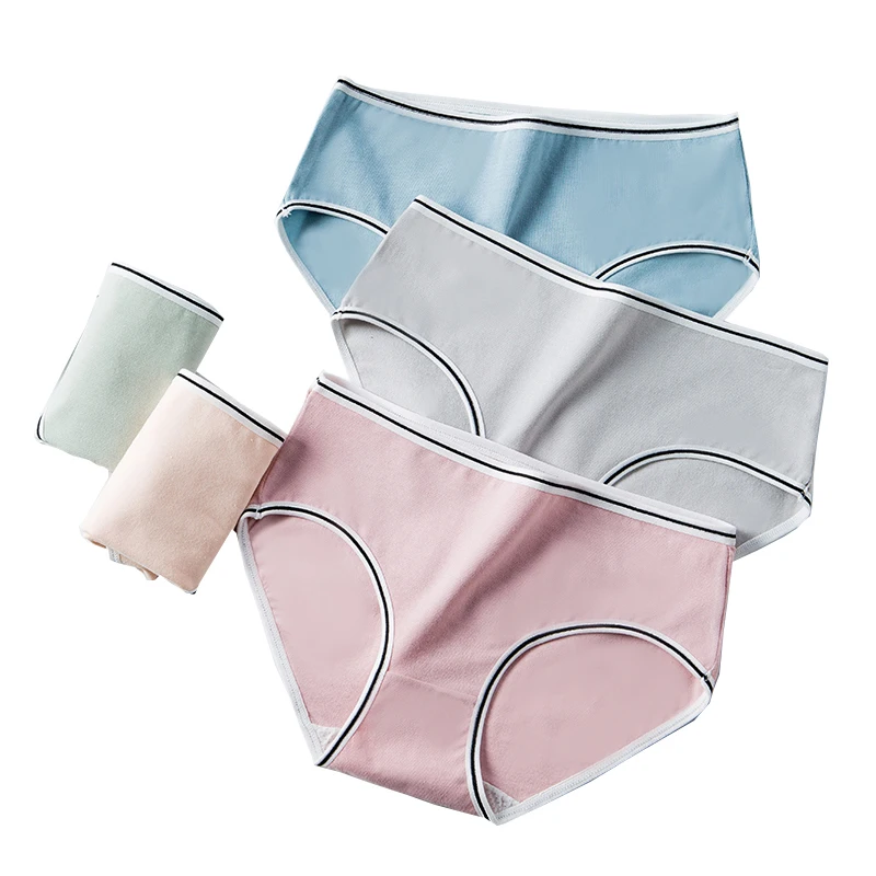 

Fashion Women Panties Cotton Breathable Solid Underwear Women's Sexy Seamless Underpants Soft Low-Rise Female Lingerie Wholesale