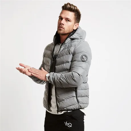 

2020 New Warm Cotton Coat Hooded Zipper Jacket Men's Casual Loose Padded Jacket, Multi colors