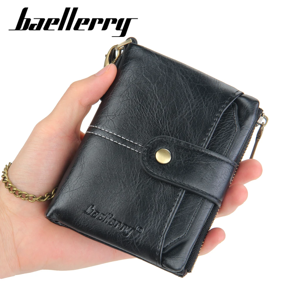 

2021 Baellerry Top Brand Wallets Multipurpose Men's Leather Wallet For Gent Purse