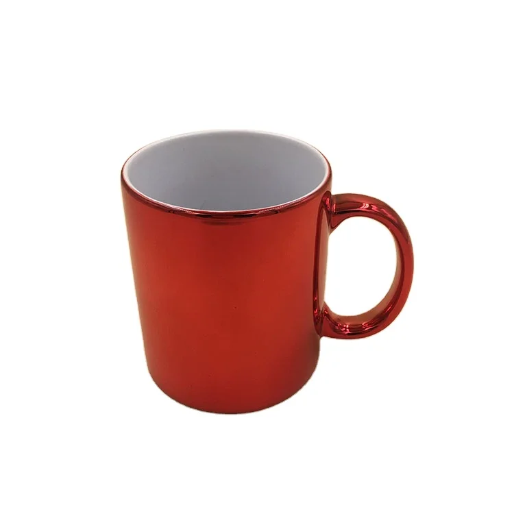 

Creative Cheap electroplating Coffee cup Ceramic mug, Customized
